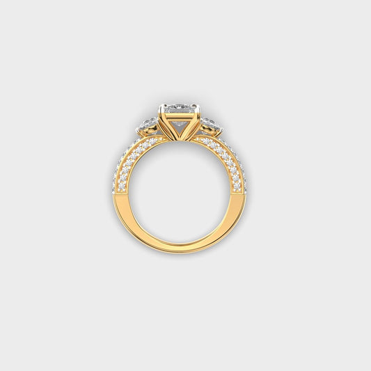 Radiant Diamond Ring - View 4