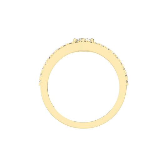 Classic V-Arch Solitaire Ring