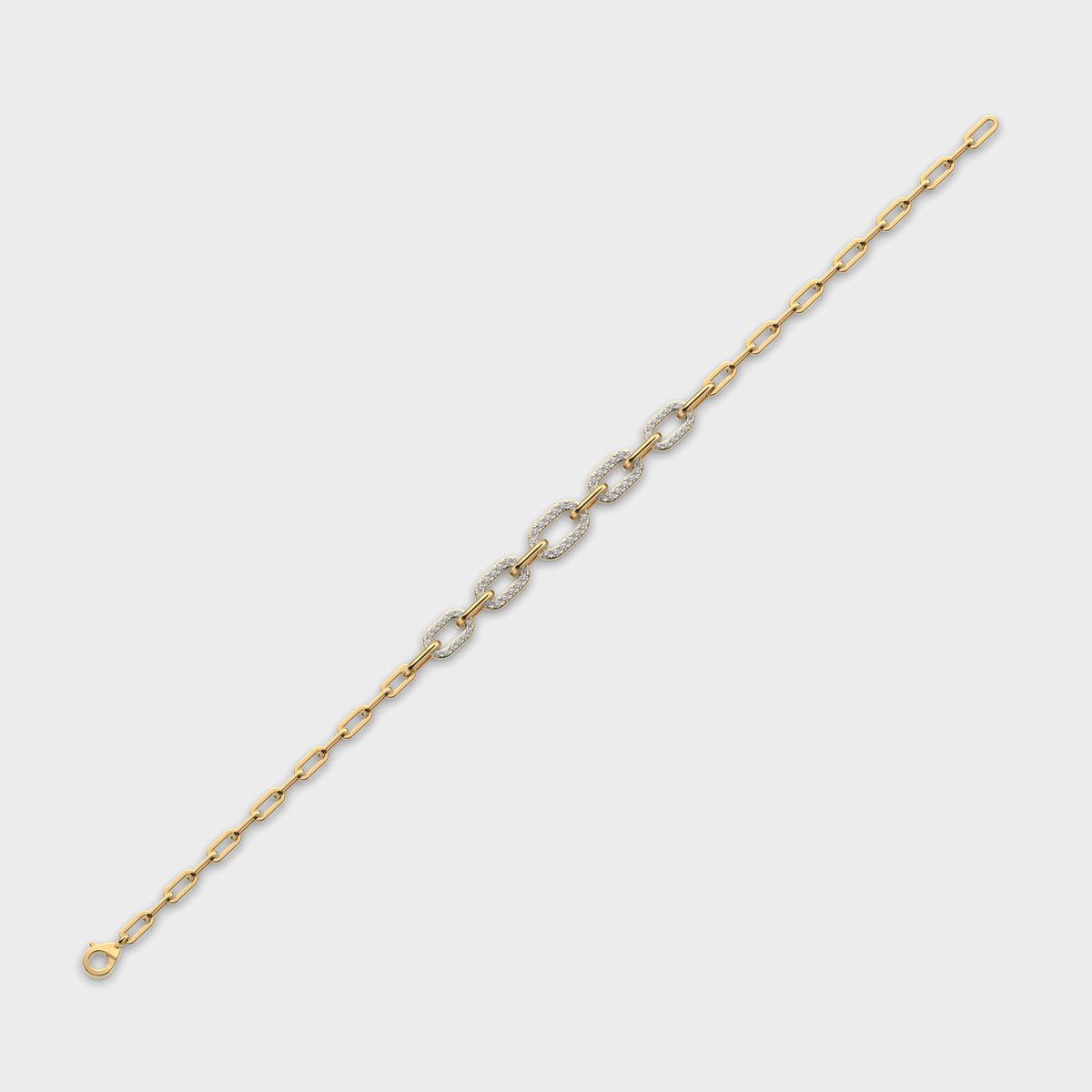 Pureline Link Line Diamond Bracelet