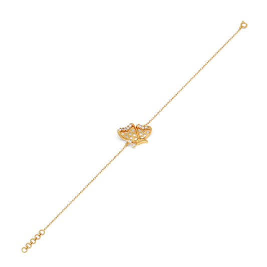 Lumi Butterfly Diamond Chain Bracelet