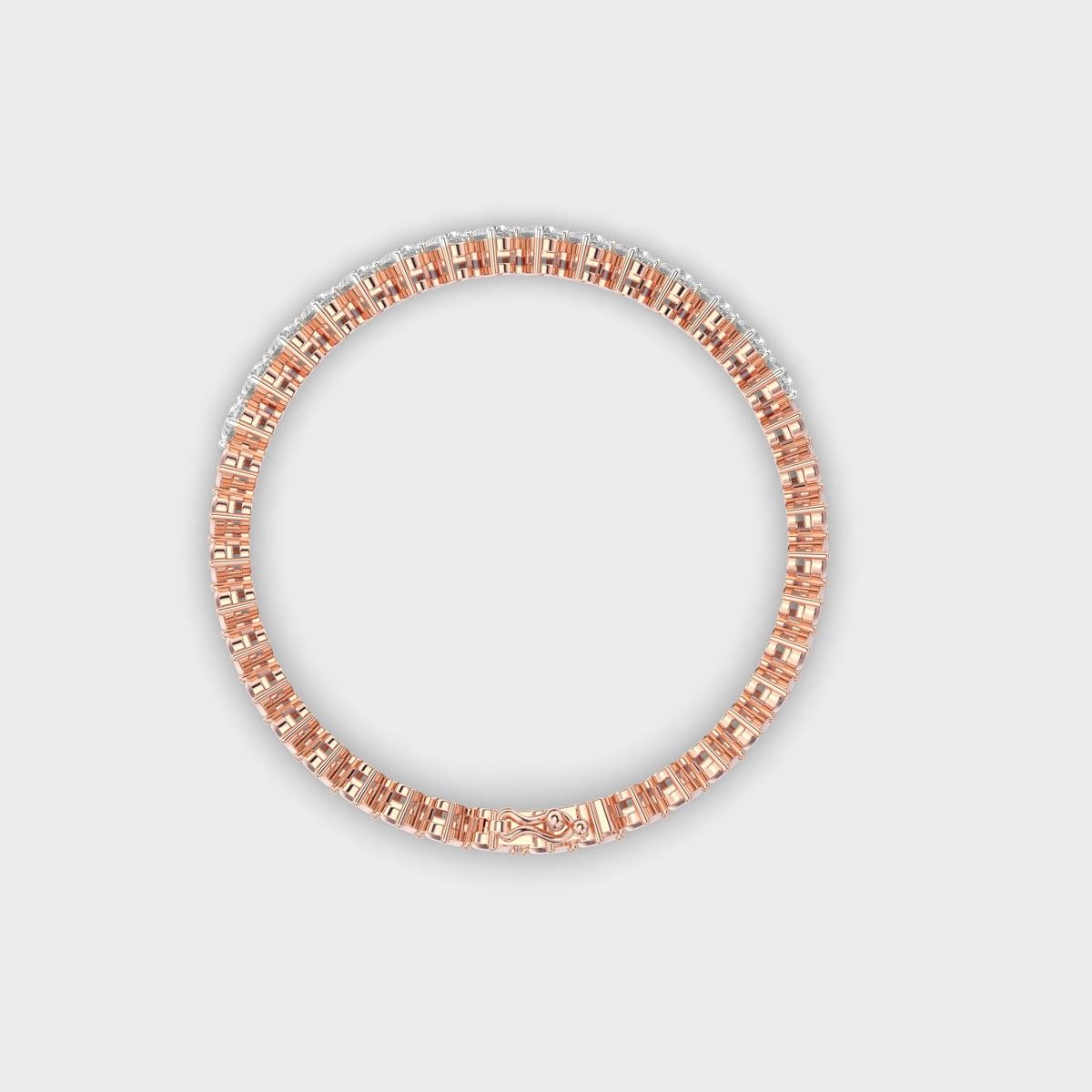 Cascading Pear Diamond Tennis Bracelet