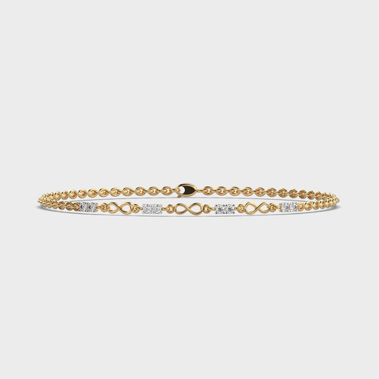 Eternal Infinity Link Diamond Bracelet