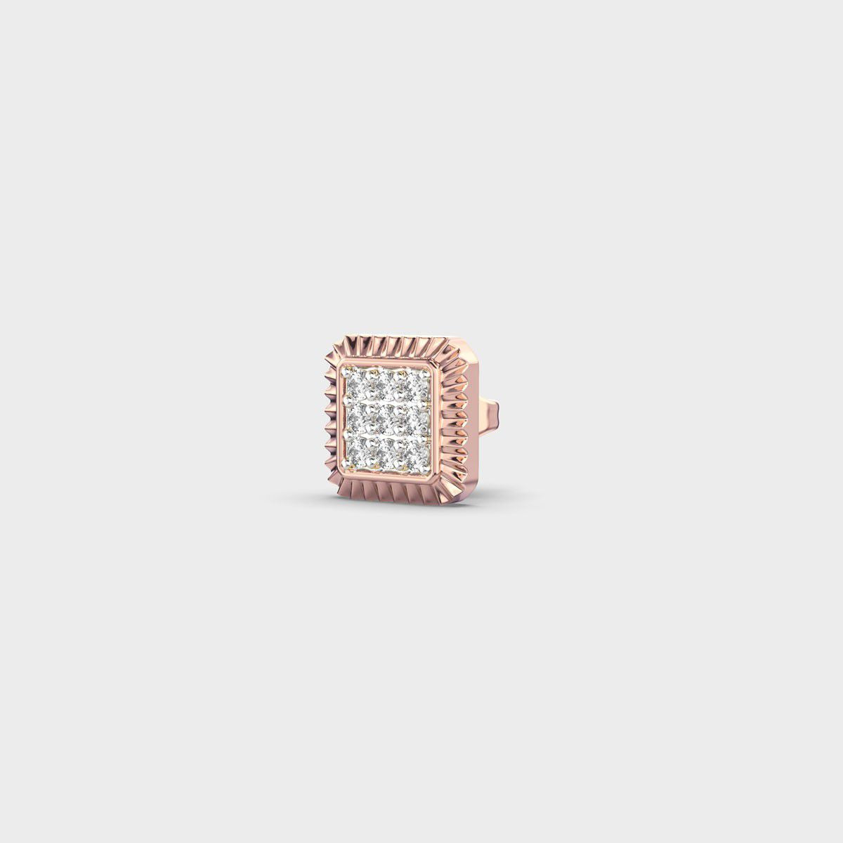 Gravitas Diamond Encrusted Studs