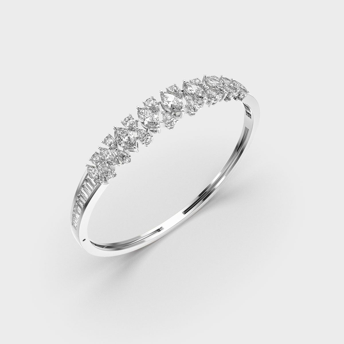 Stunning English Princess Diamond Bracelet