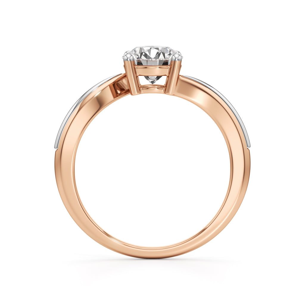 Elara Round Solitaire Ring