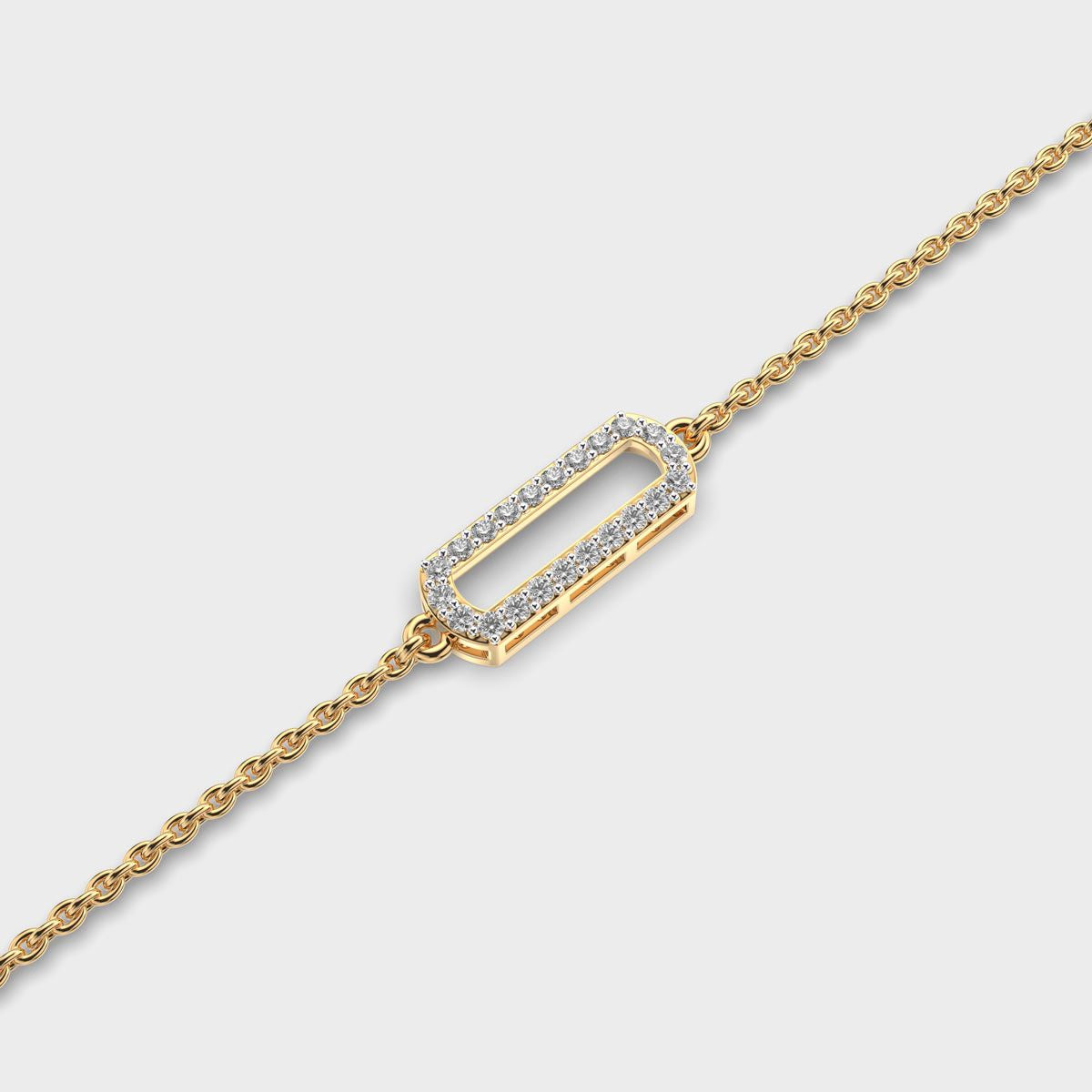 Delicate Diamond Chain Bracelet