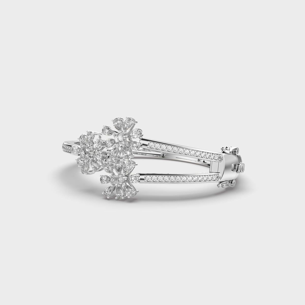 Triple Blossom Diamond Bracelet