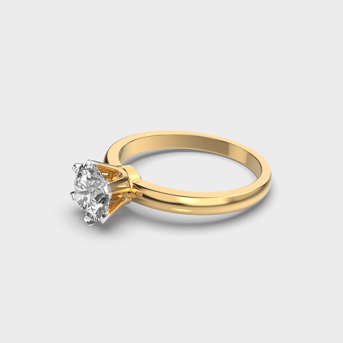 1.2 Carat Classic Solitaire Ring - View 3