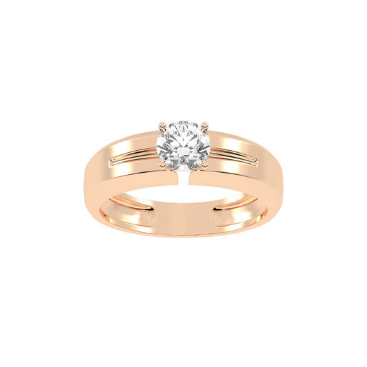 Classic Platinum Solitaire Ring