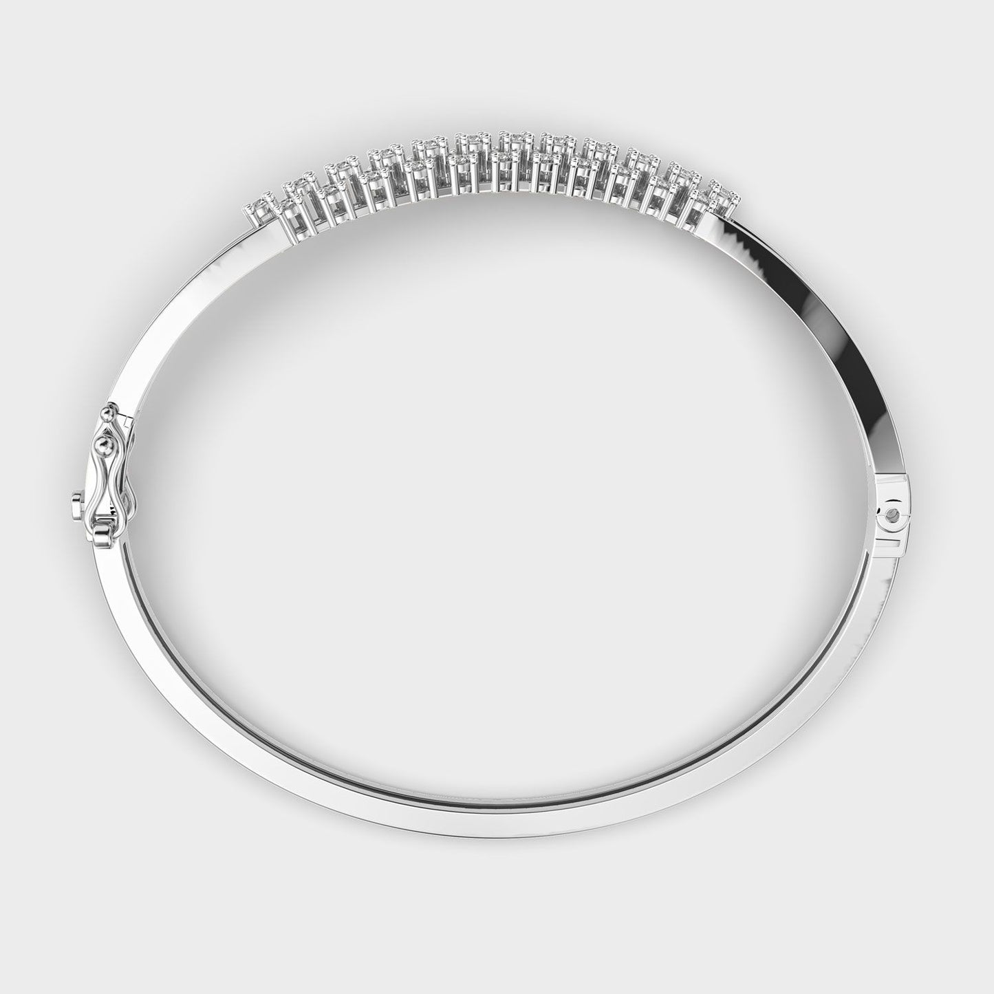 Serenade Wave Glam Diamond Bracelet