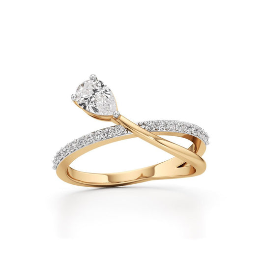Eternal Curve Solitaire Ring