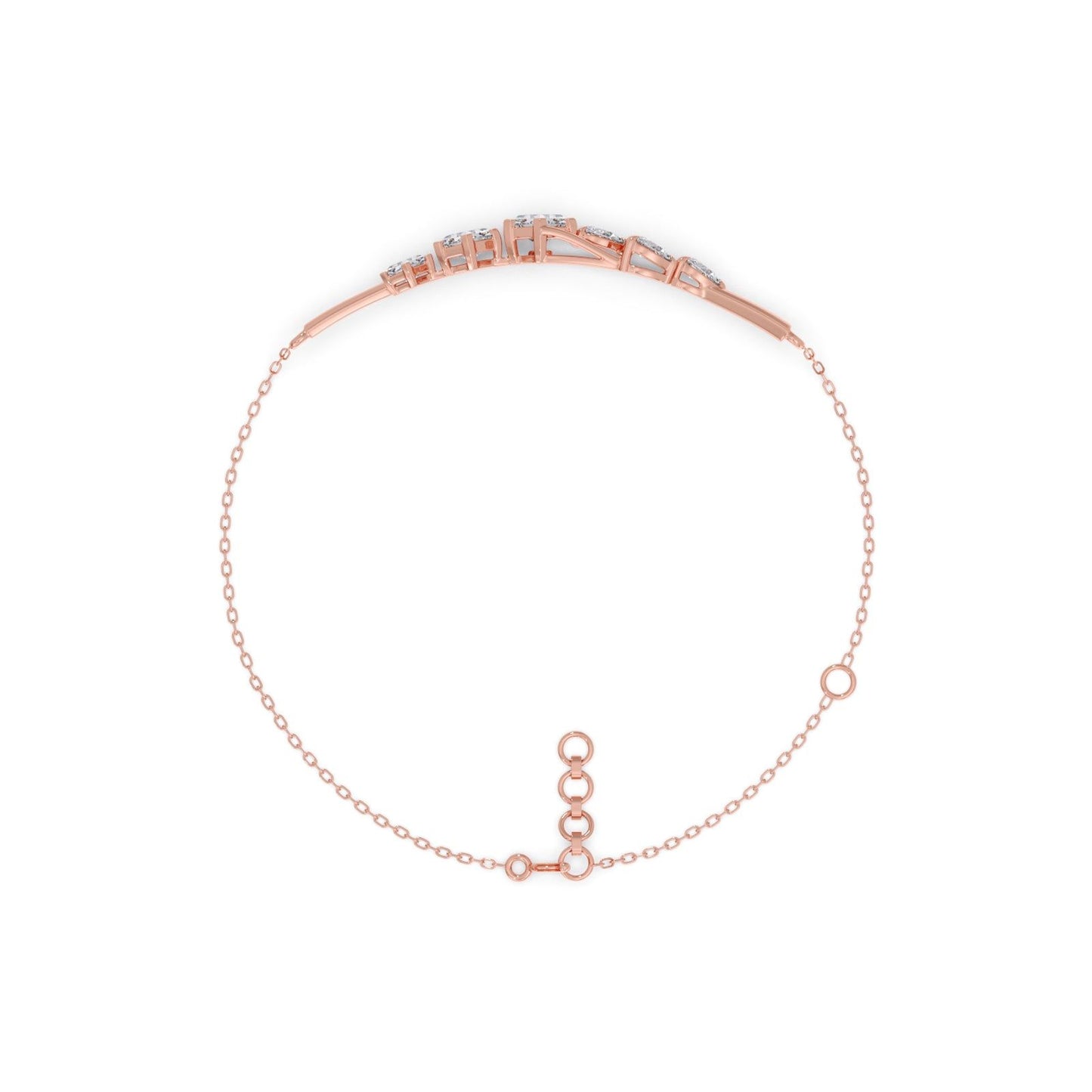 Hexa Axis Chain Bracelet