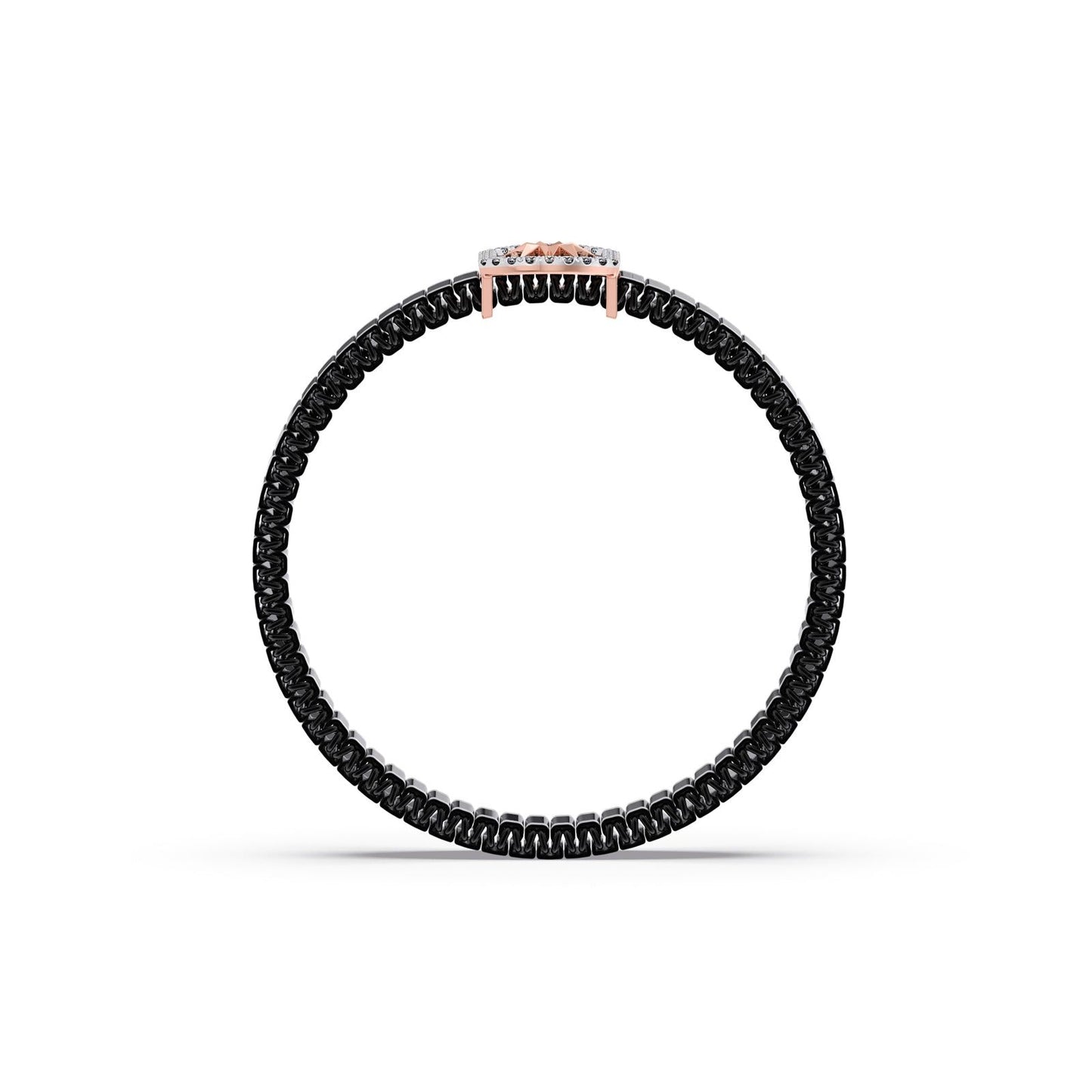 Stellar Halo Diamond Men's Bracelet