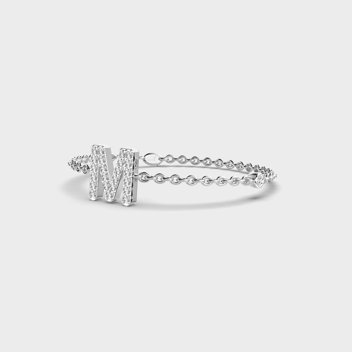 Mesmerising M Initial Bracelet