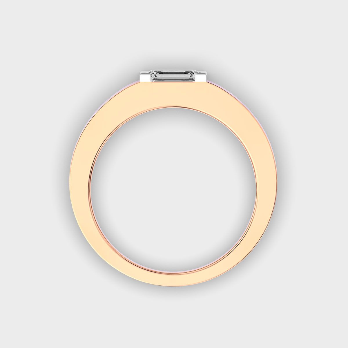 Earnest Proposal Diamond Band For Men - View 13