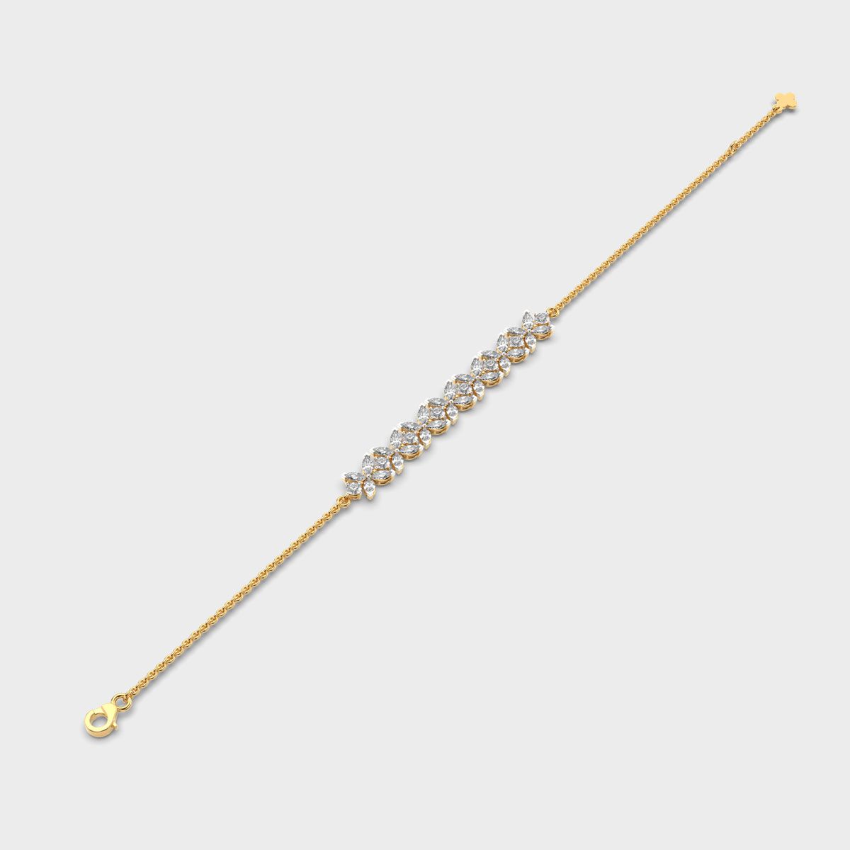 Mixed-Cut Marvel Diamond Bracelet