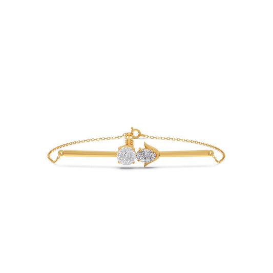 Portuguese Oval Pair Chain Bracelet