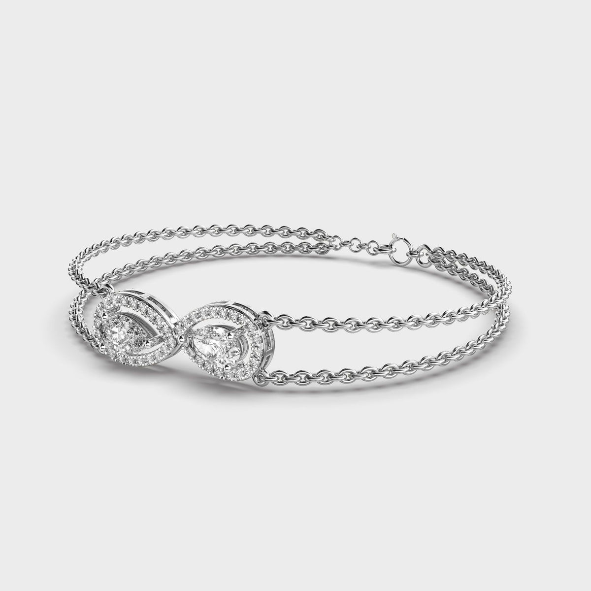 Dual Pear Eternal Diamond Bracelet Bracelet