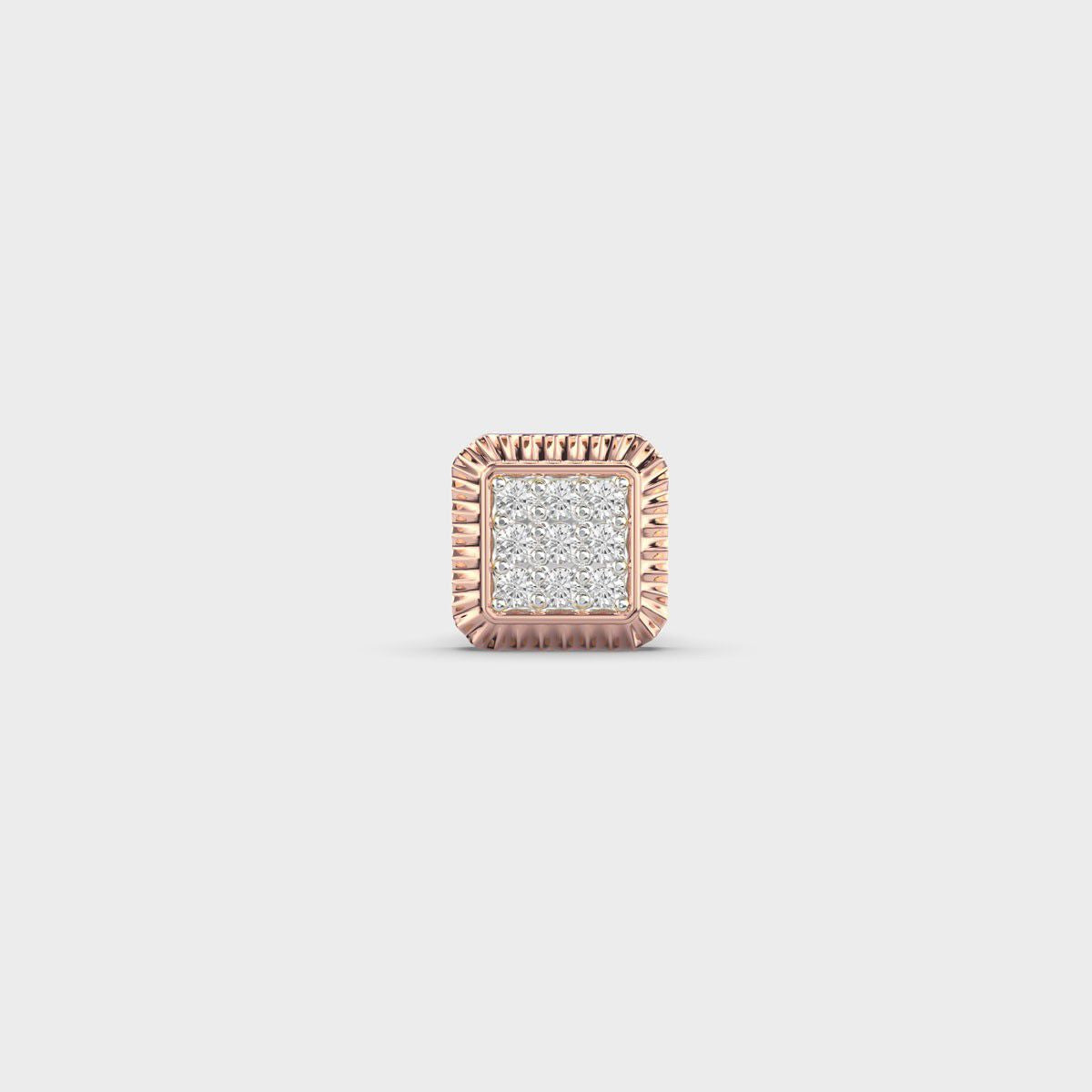 Gravitas Diamond Encrusted Studs