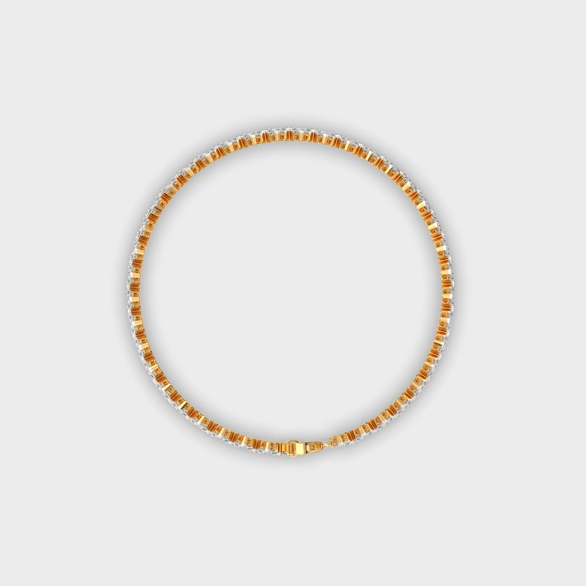 Pear Vine Diamond Link Bracelet