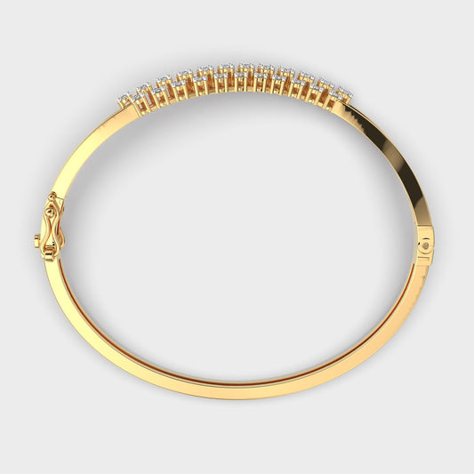 Serenade Wave Glam Diamond Bracelet