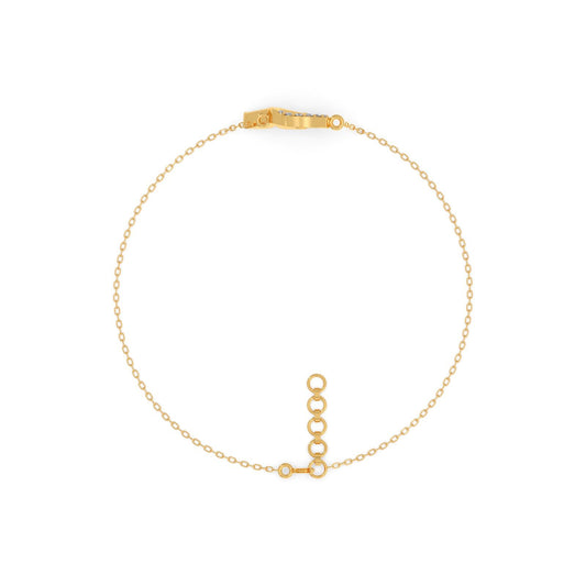 Mermaid Tail Diamond Chain Bracelet