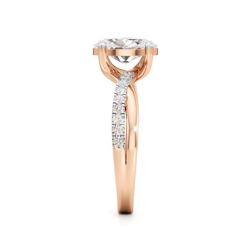 Celeste Oval Solitaire Ring