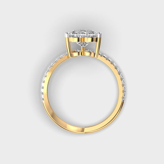 My Dazzling Sweetheart Diamond Ring - View 4