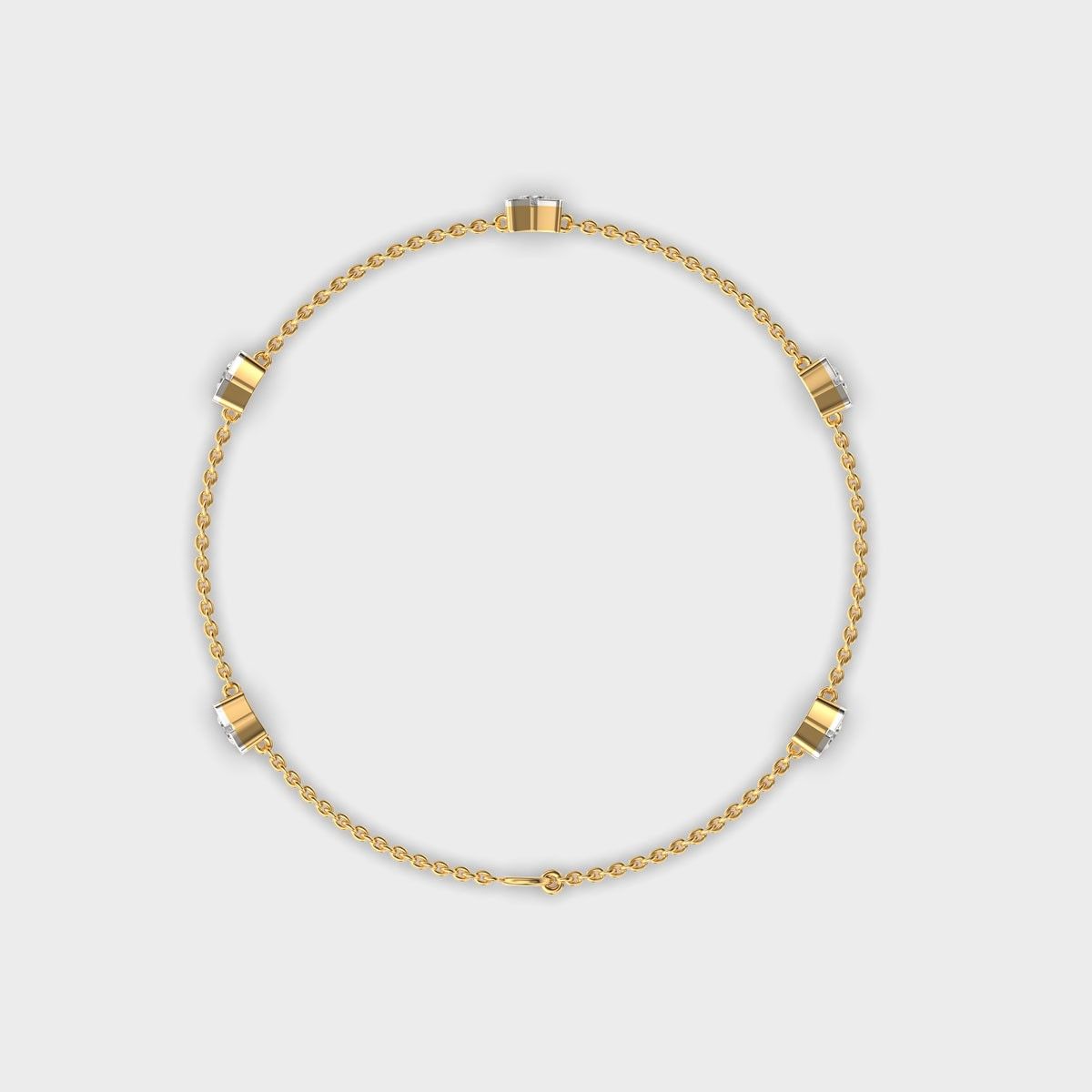Roselle Beaded Diamond Bracelet