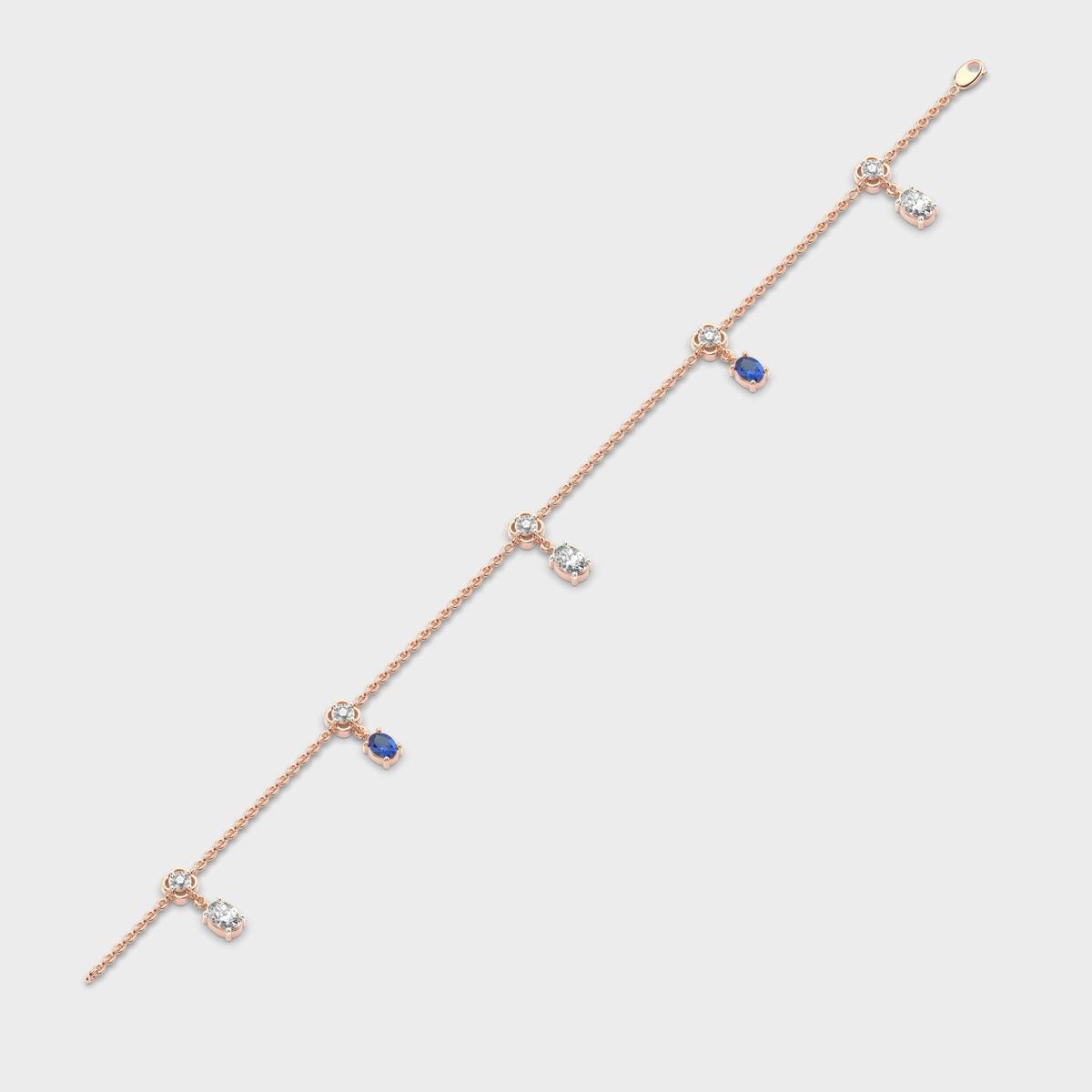 Stellar Dangler Diamond Bracelet