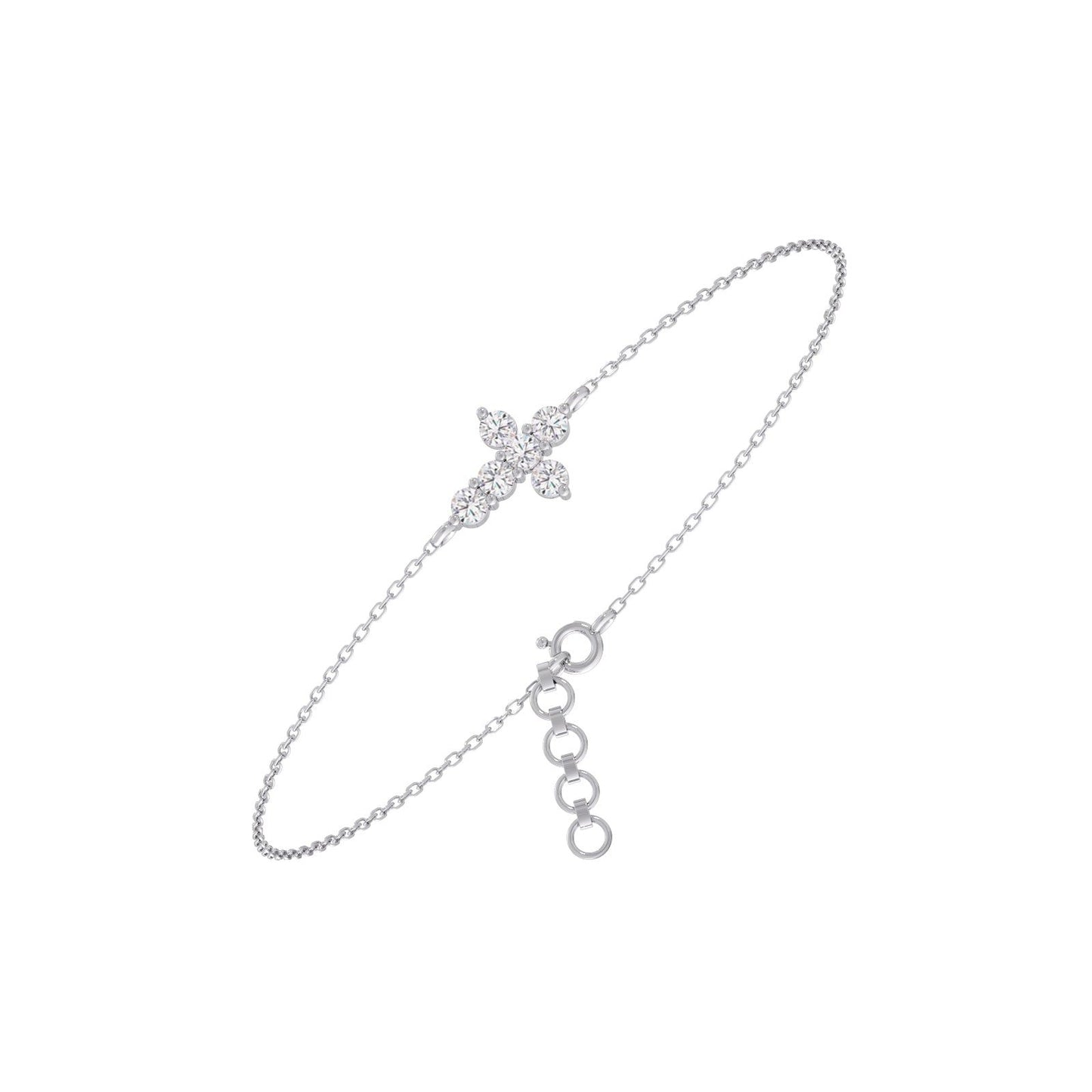 Linear Spark Chain Bracelet