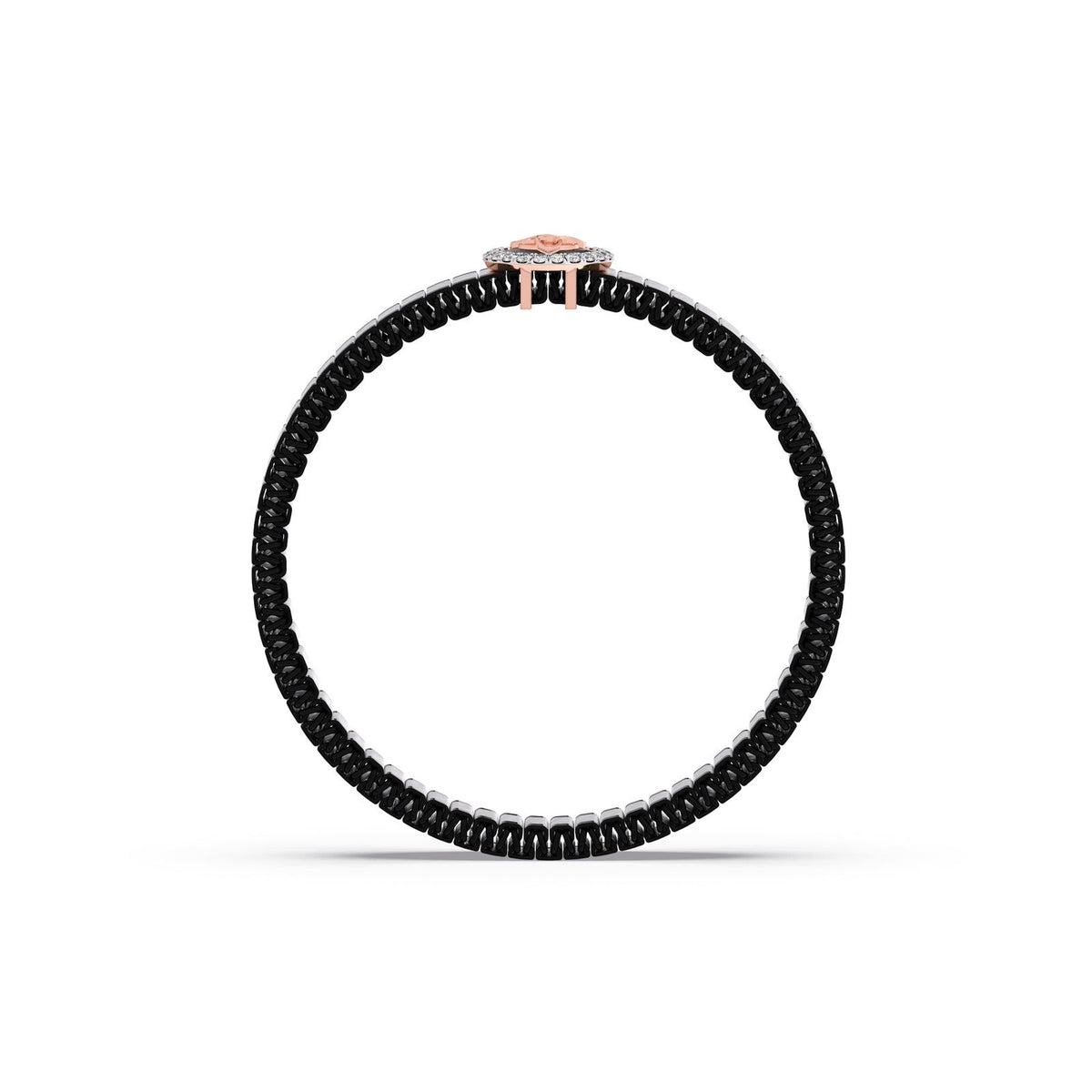 Triquetra Orbit Diamond Men's Bracelet