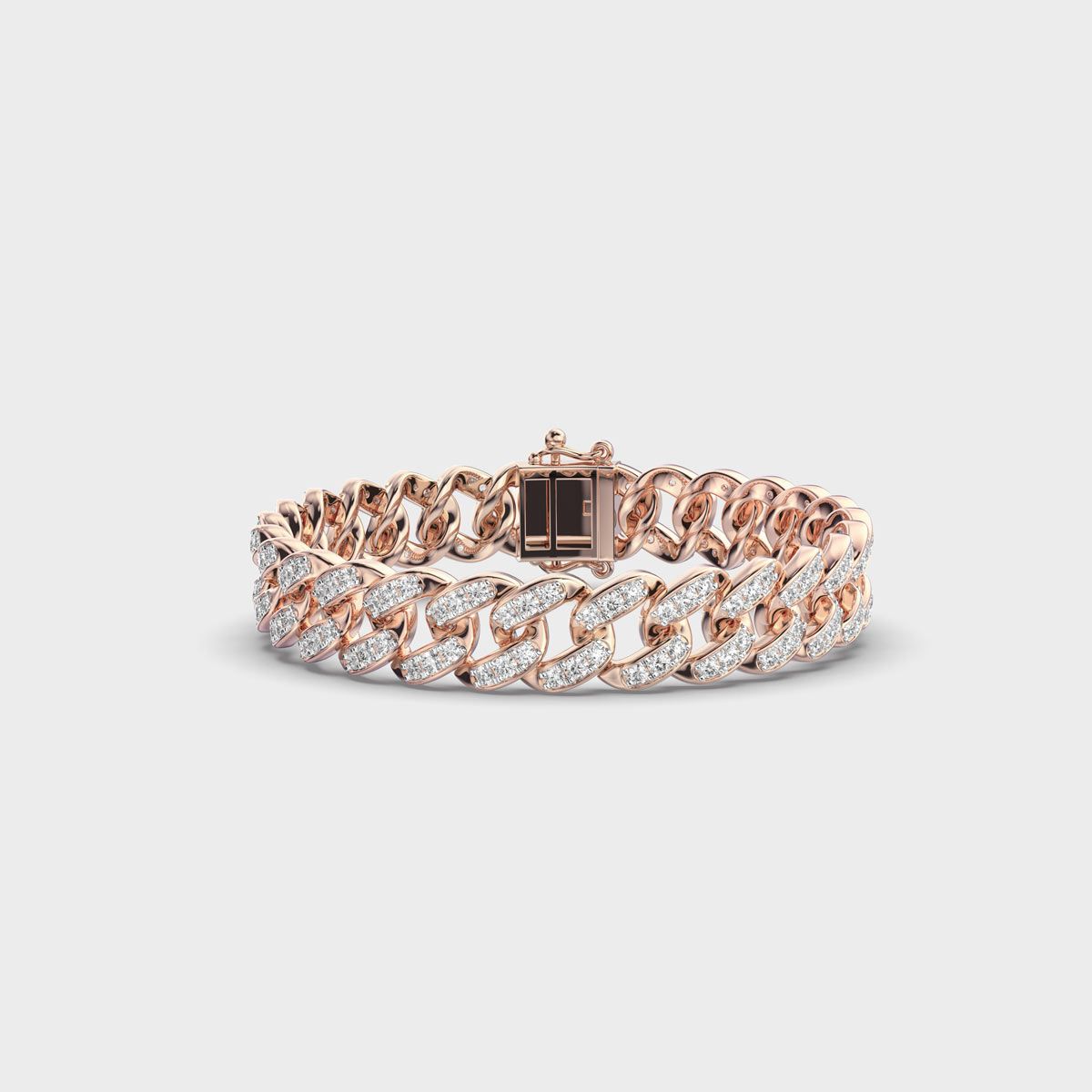 Chain of Love Diamond Cluster Bracelet