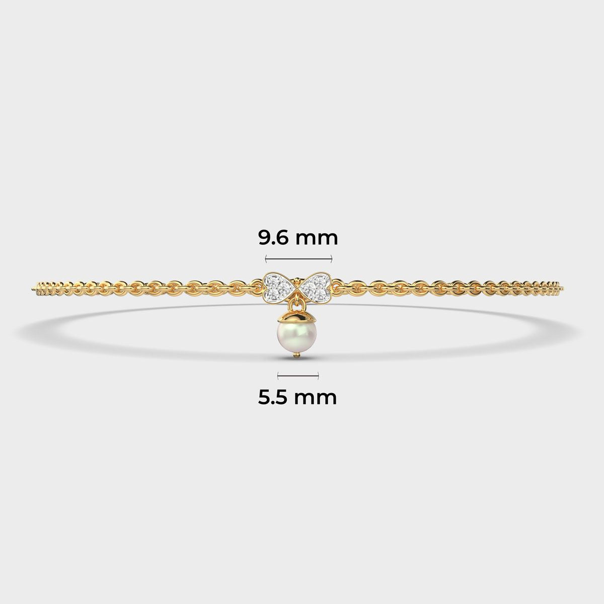 Sleek Horizon Diamond Bracelet