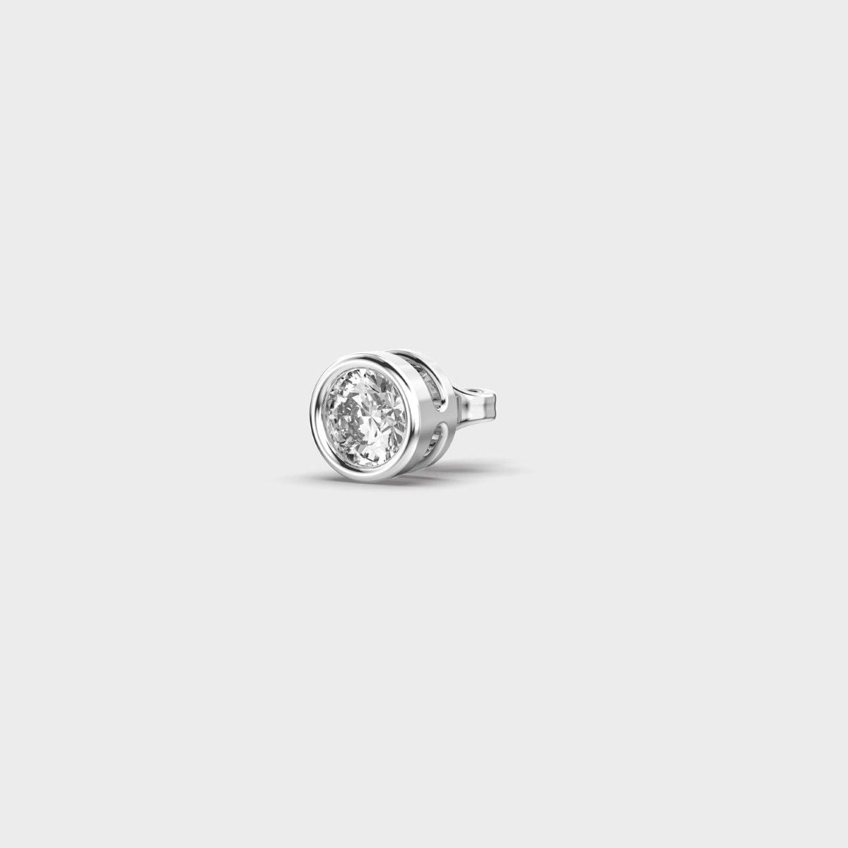 Slate Orb Diamond Stud for Men