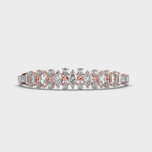 Stunning English Princess Diamond Bracelet