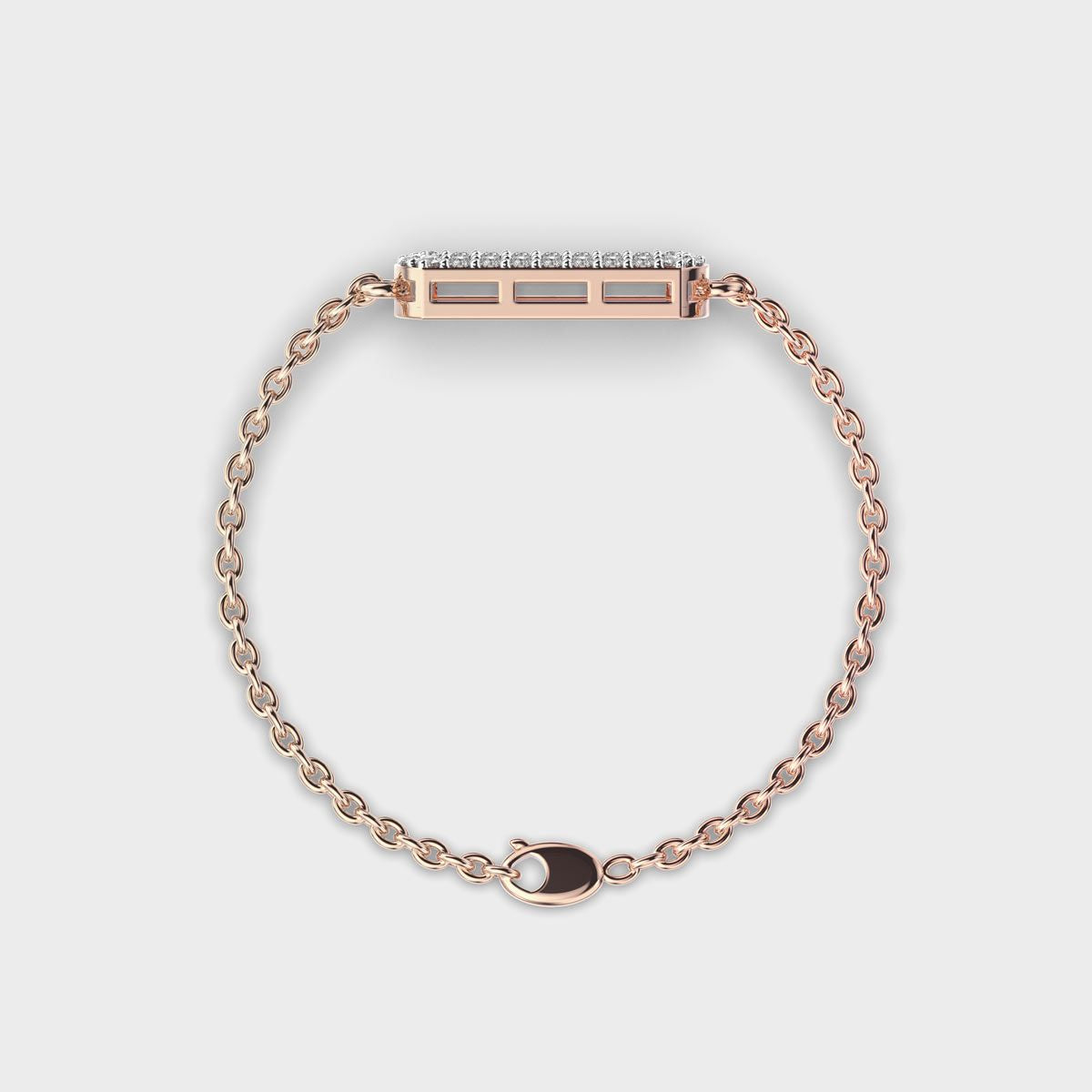 Delicate Diamond Chain Bracelet