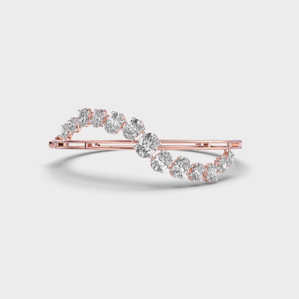 Pretty Twist Diamond Bracelet
