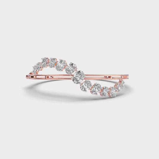 Pretty Twist Diamond Bracelet