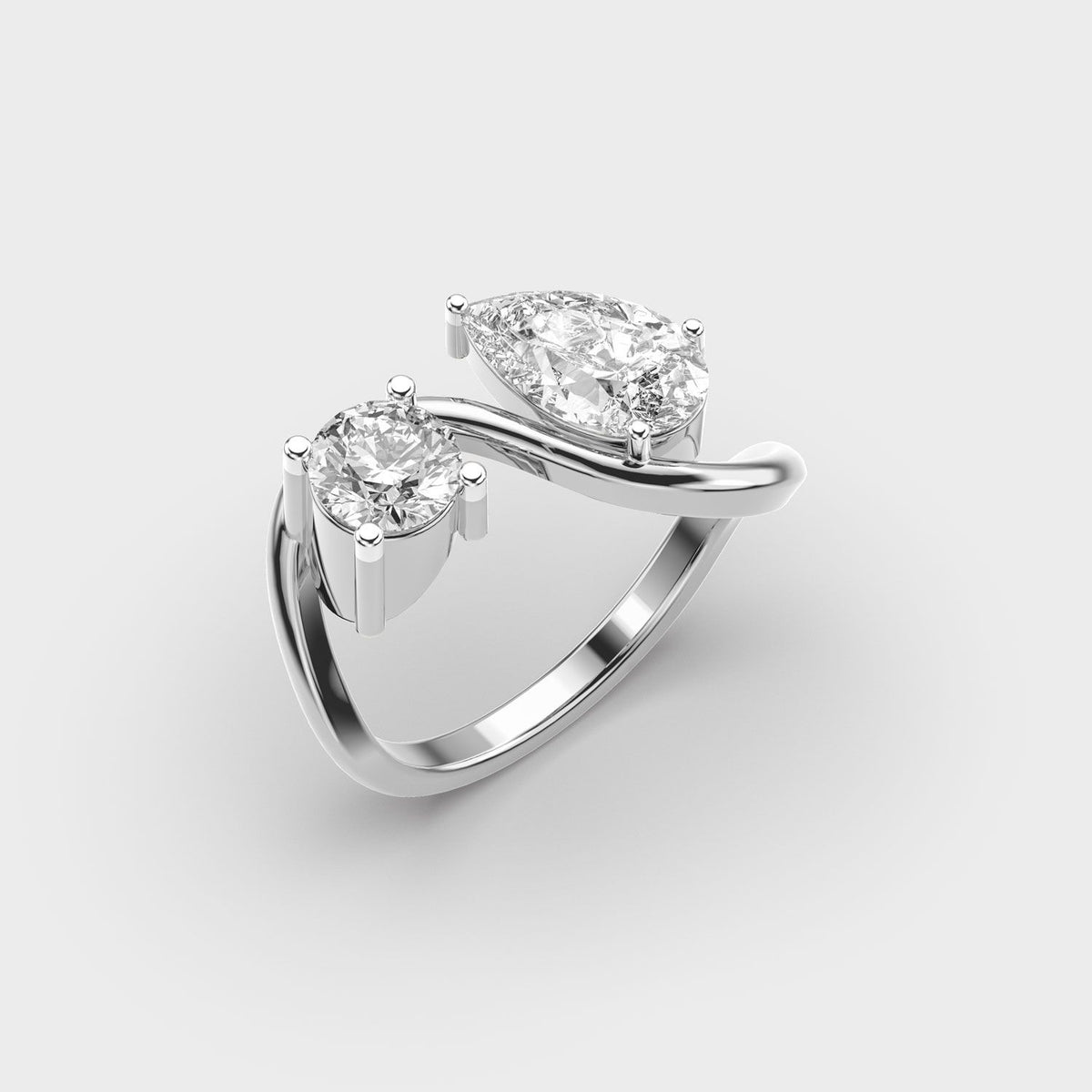 Us Together in Unity Diamond Ring - View 9