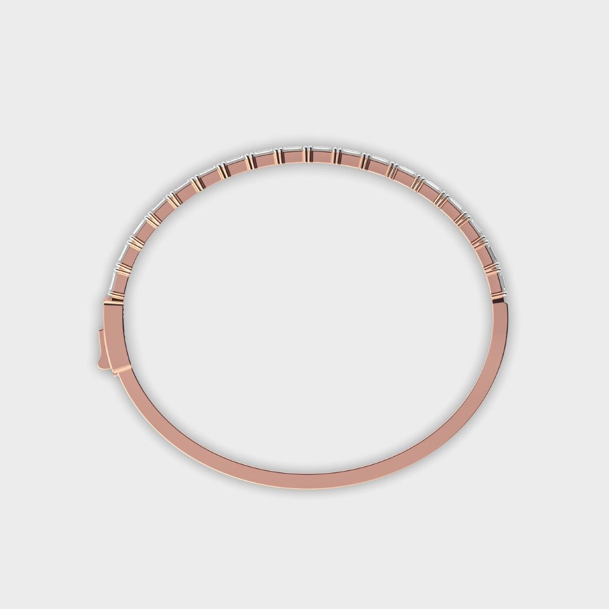 Graceful Alignment Diamond Bracelet