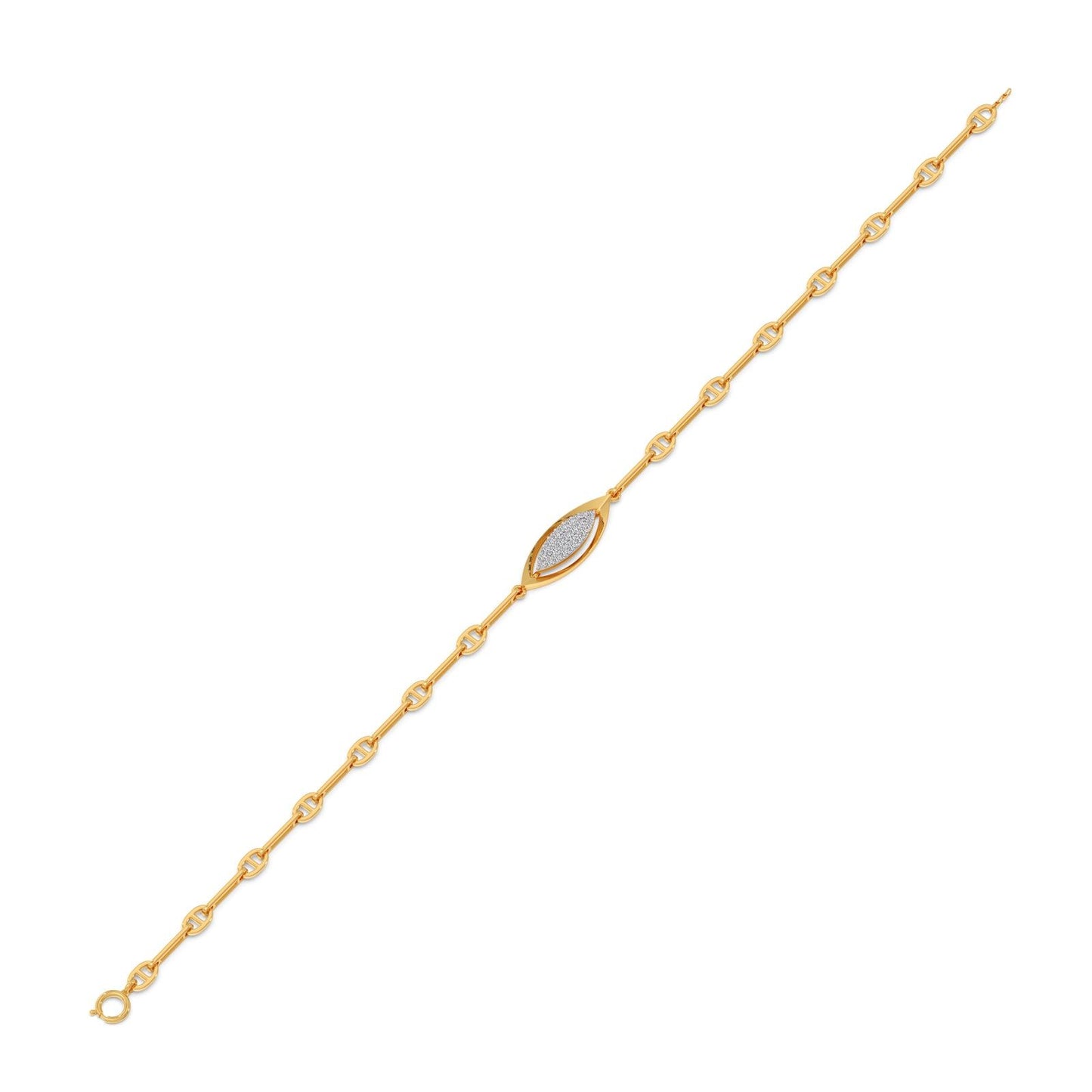 Lumina Marquise-Link Diamond Chain Bracelet