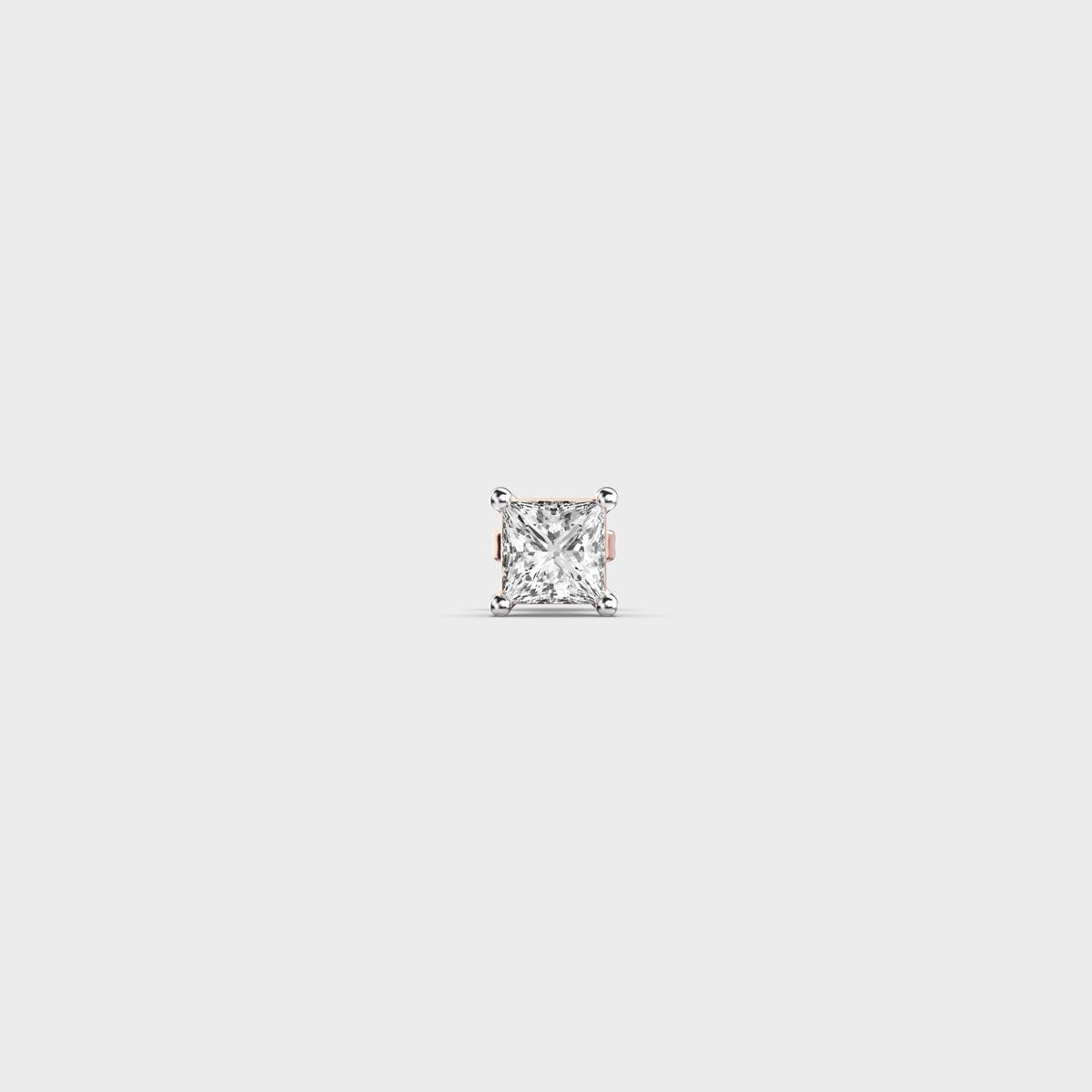 Sharp Edge Diamond Stud For Men