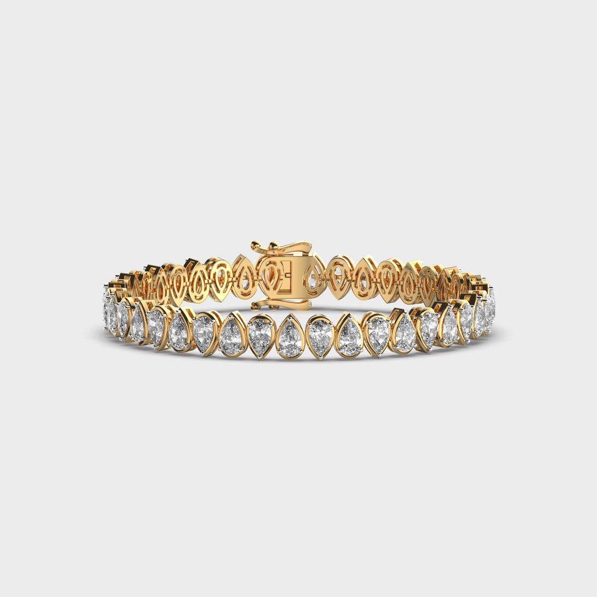 Pretty Woman Pear Diamond Bracelet