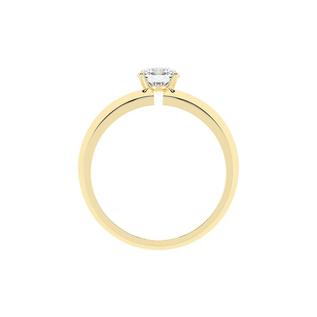 Classic Platinum Solitaire Ring