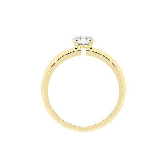 Classic Platinum Solitaire Ring