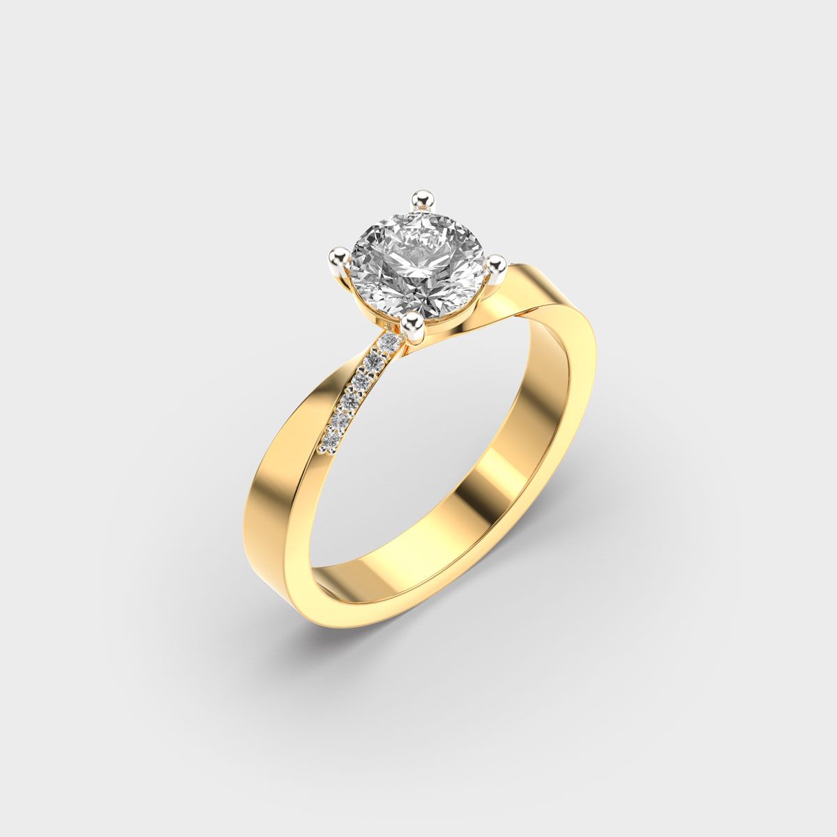 Romance Keepsake Couple Diamond Ring - View 3