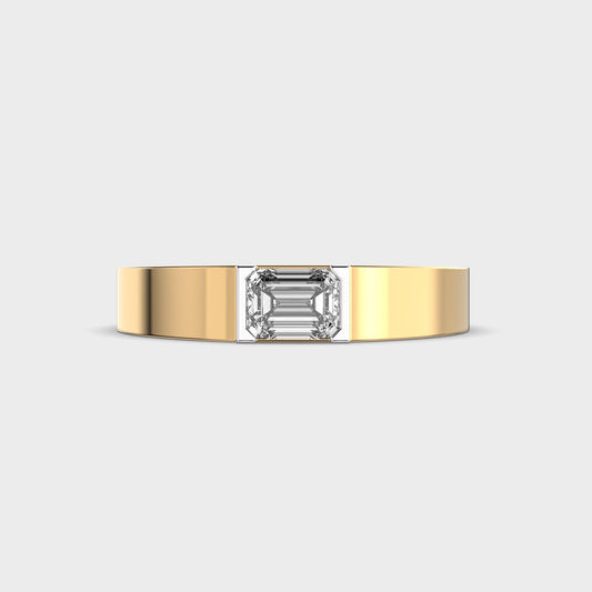 Earnest Proposal Diamond Band For Men - View 1