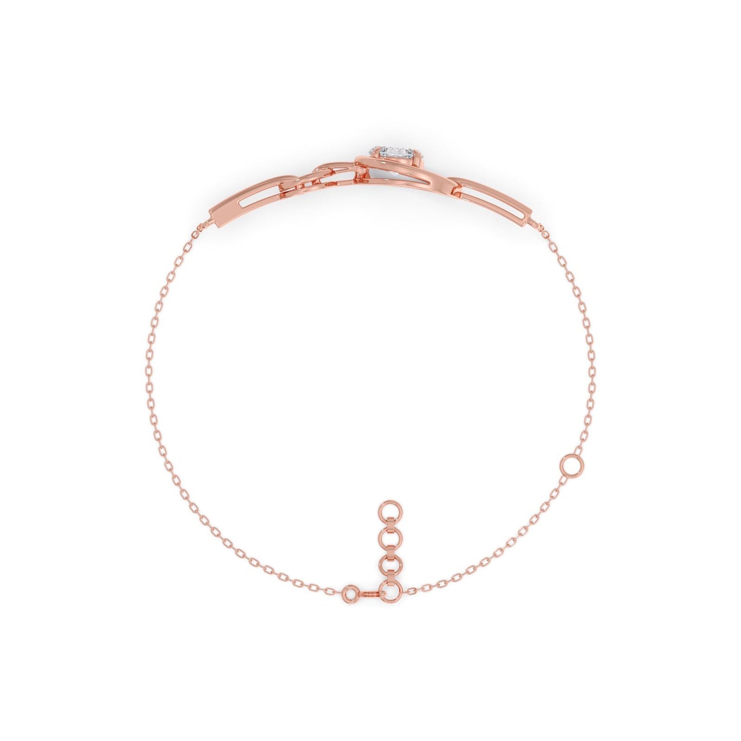 Portuguese Orbit Chain Bracelet