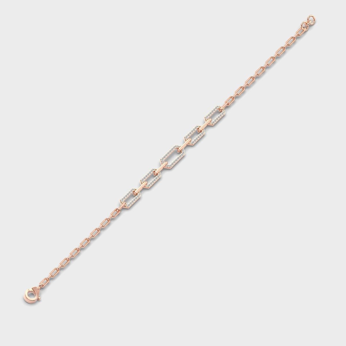Linking In Love Diamond Bracelet